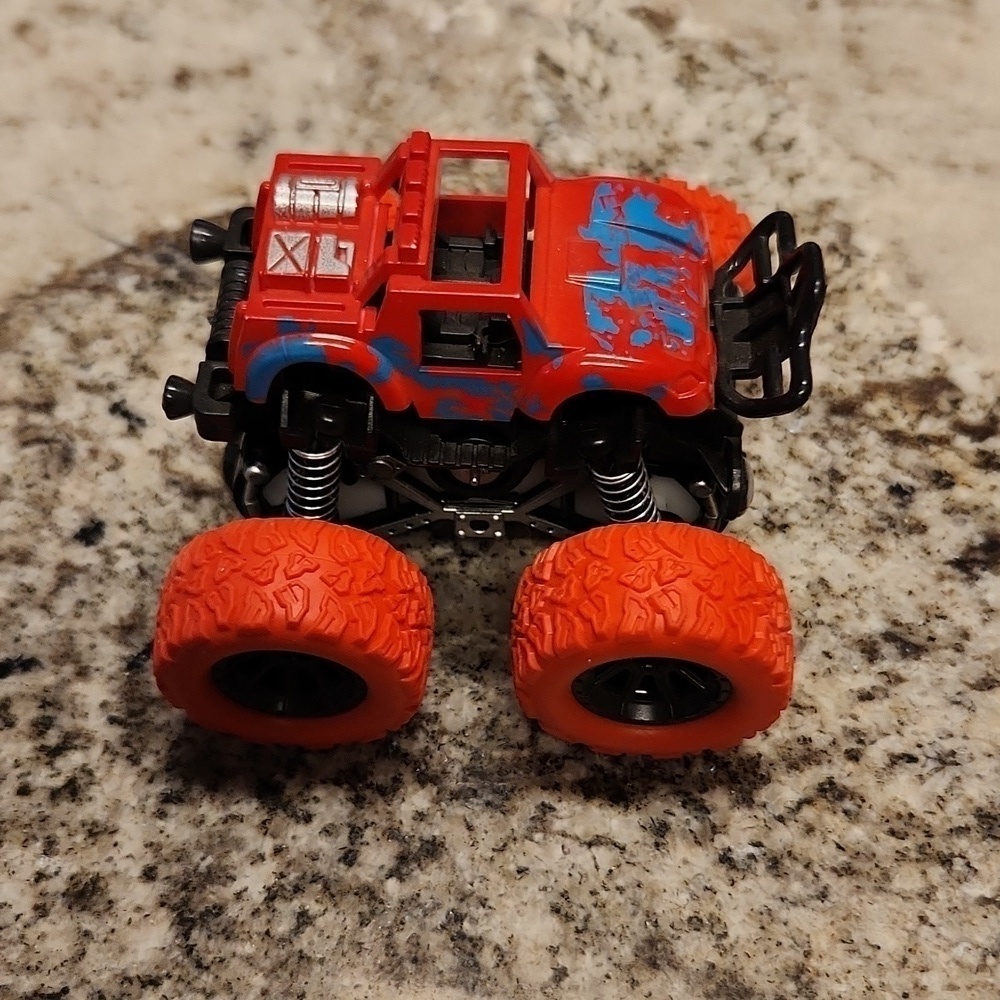 Rev-up monster jeep red